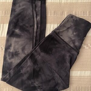 ZYIA Black tie-dye 
Activewear Leggings